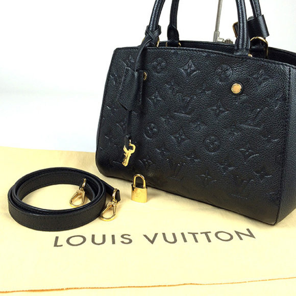 Louis Vuitton Emplant Montaigne BB 2way Noir Shoulder Bag - Picture 7 of 7